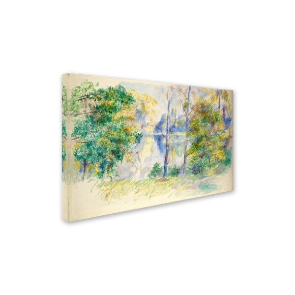 Renoir 'View Of A Park' Canvas Art,22x32